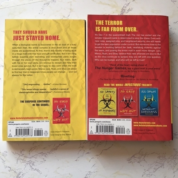 NO SAFETY IN NUMBERS SET OF TWO SOFTCOVER BOOKS - Picture 2 of 3